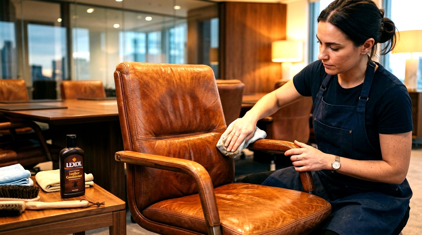 Executive Leather Conditioning & Surface Restoration